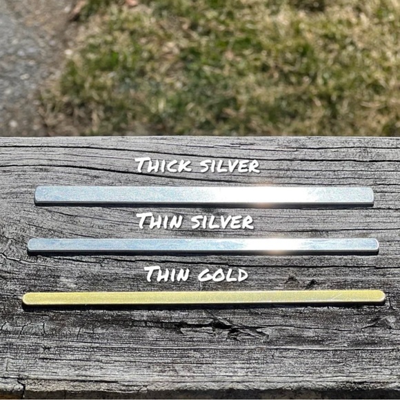 Custom Name Initial Cuff Bracelet - Picture 2 of 2